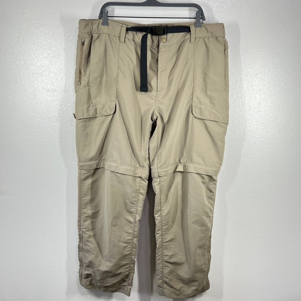 The North Face Convertible Cargo Belted Pants Hiking Outdoor Mens XXL